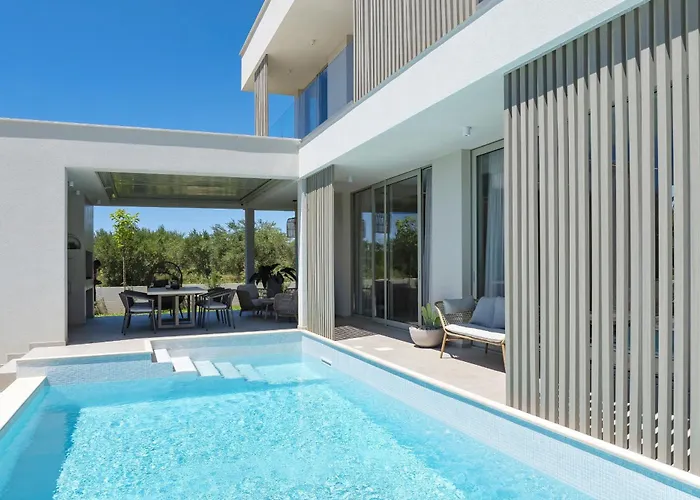 Luxury La Casa With Heated Pool And Sauna Villa Bibinje